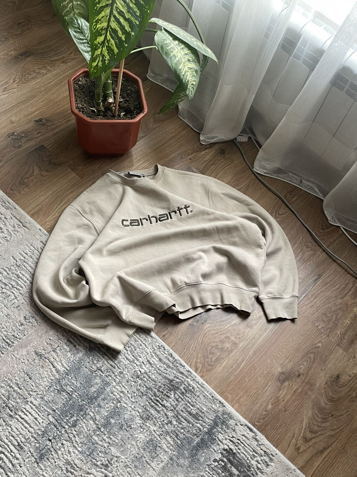 Carhartt Wip × Vintage Carhartt WIP big logo sweatshirt Size US L / EU 52-54 / 3 - 1 Thumbnail