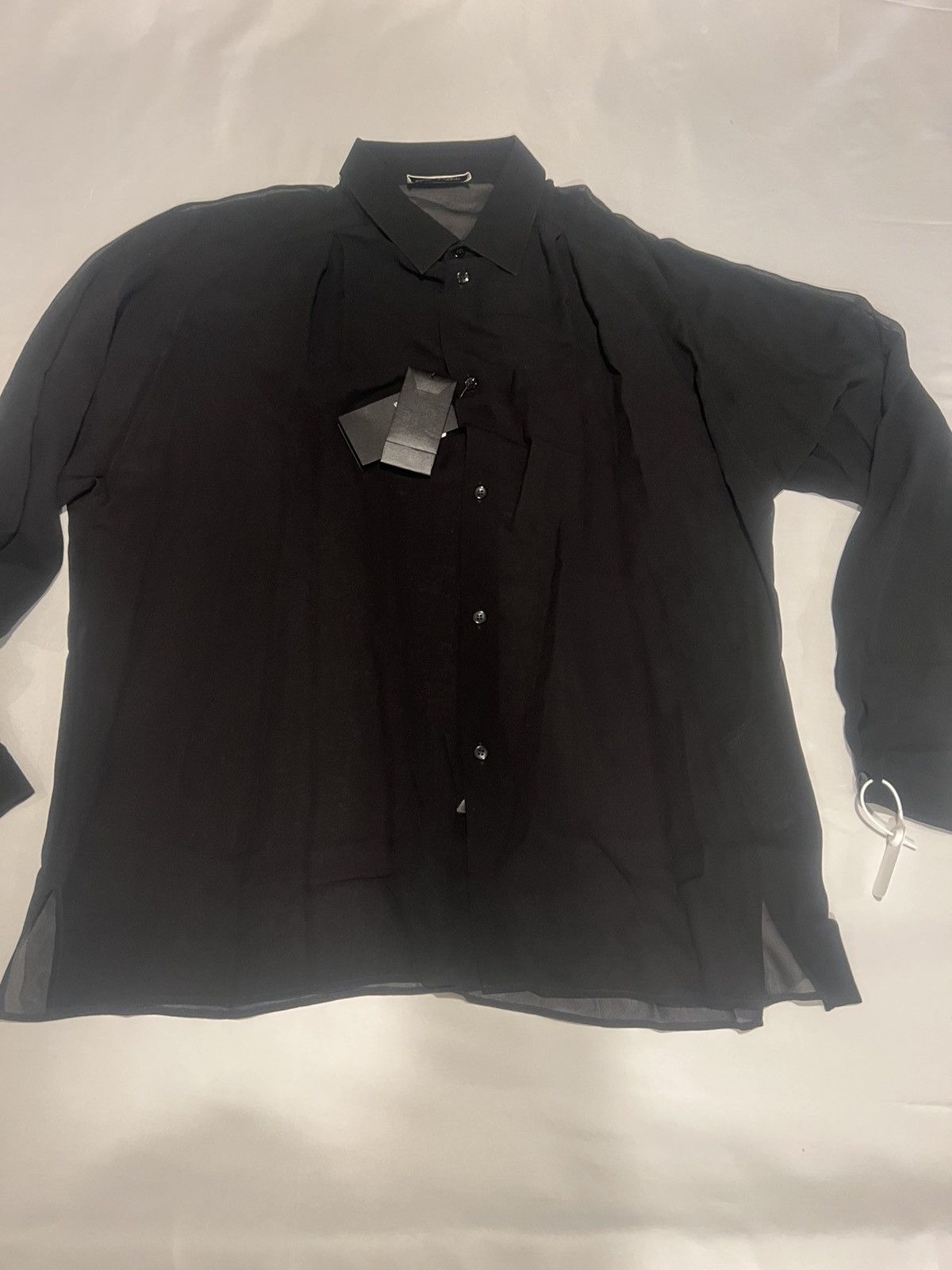 Saint Laurent Paris Saint Laurent men silk sheer transparent shirt.42/16.5$1290 Size US XL / EU 56 / 4 - 2 Thumbnail