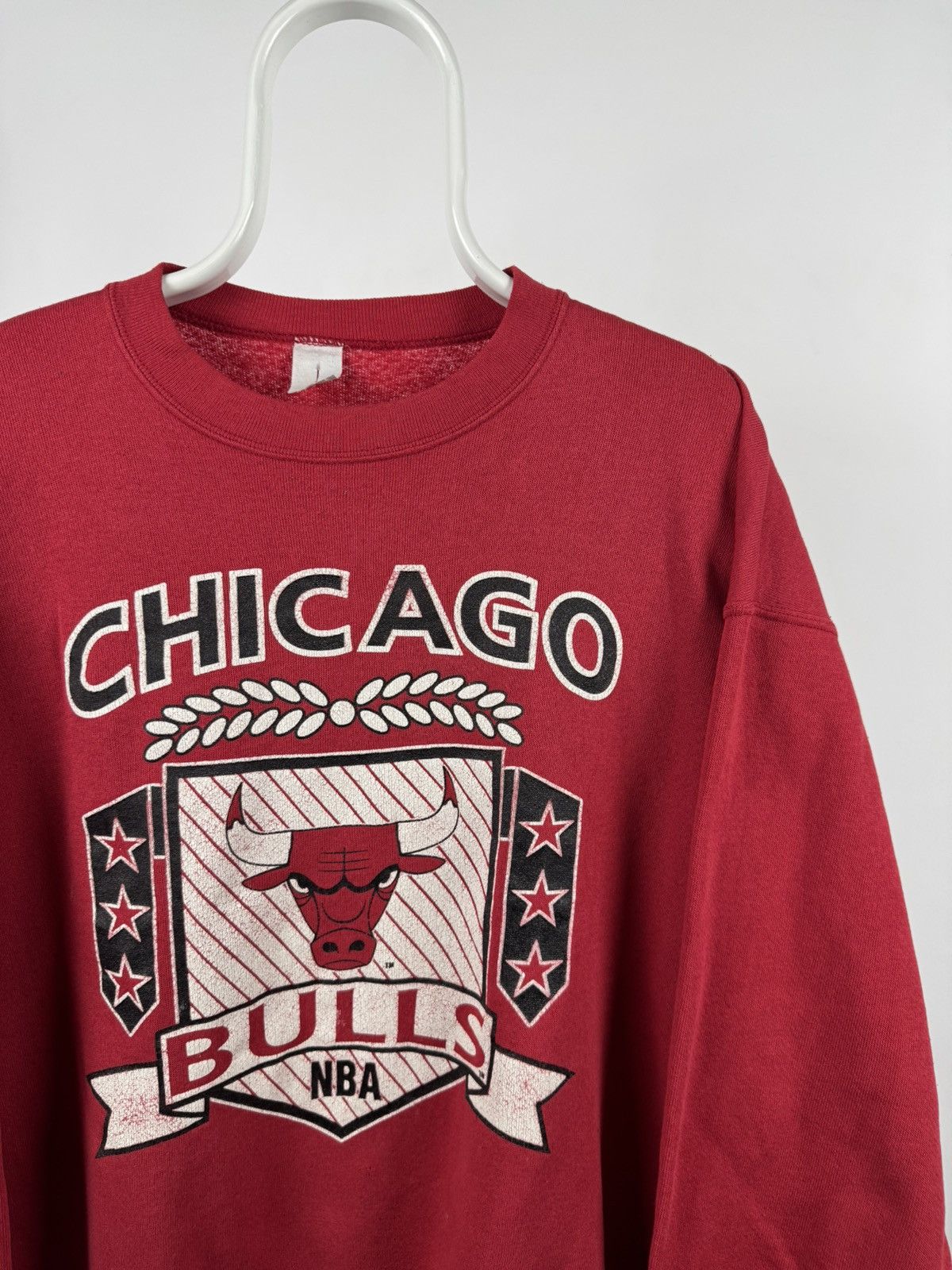 Vintage Vintage Chicago Bulls Big Logo Sweatshirt Size US XL / EU 56 / 4 - 2 Thumbnail