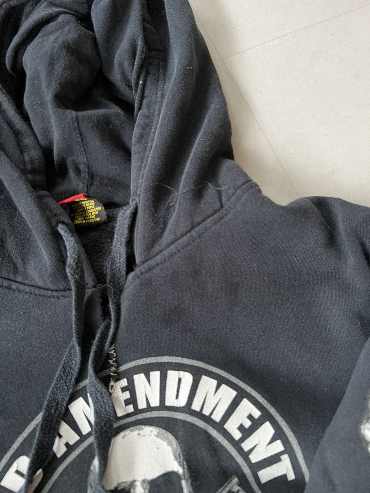 Japanese Brand Thrashed 2nd Amendment Skull Pile Hoodie Size US M / EU 48-50 / 2 - 5 Thumbnail