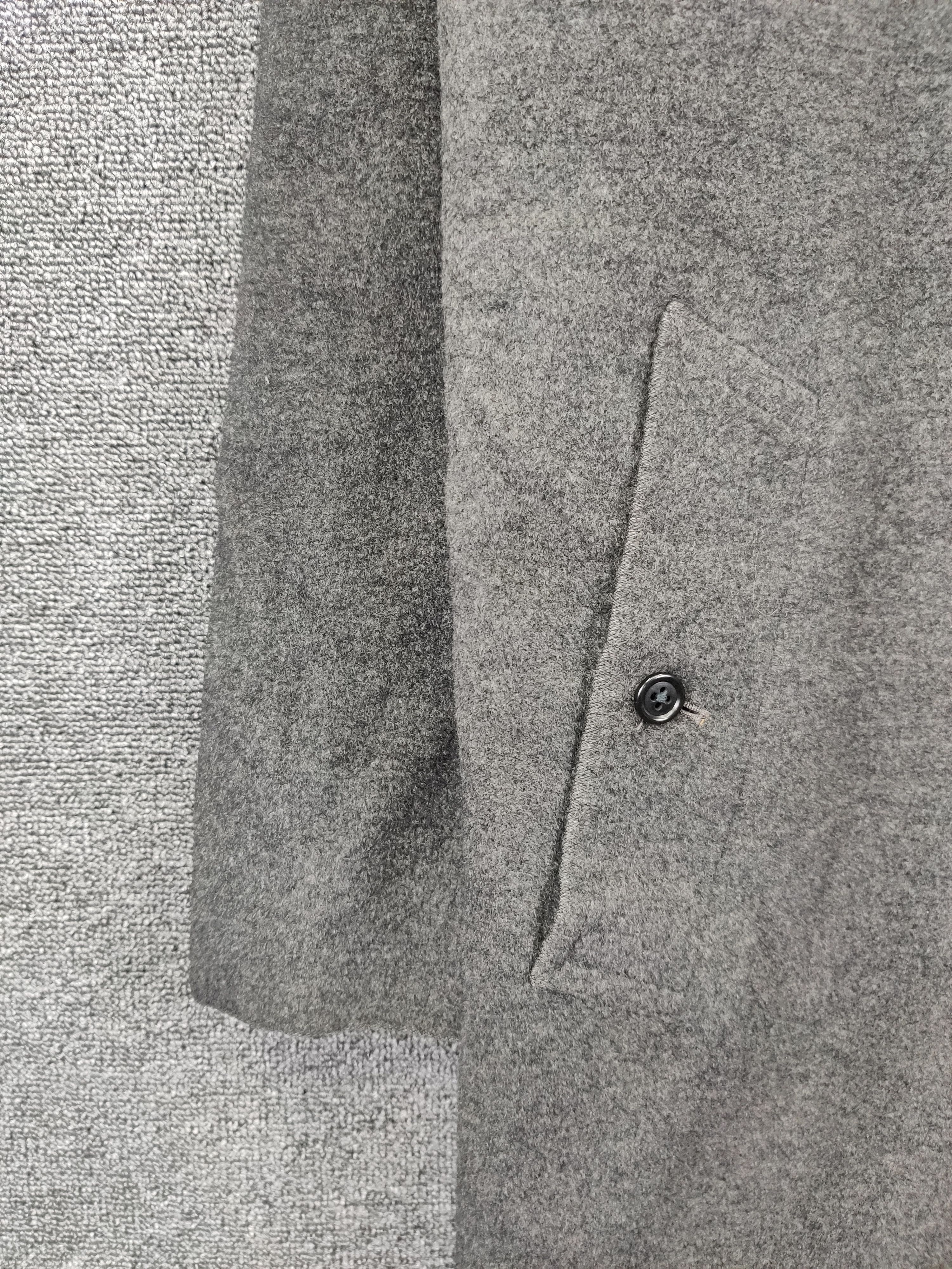 Burberry Vintage Burberry Herringbone Wool Long Coat Size US L / EU 52-54 / 3 - 4 Thumbnail