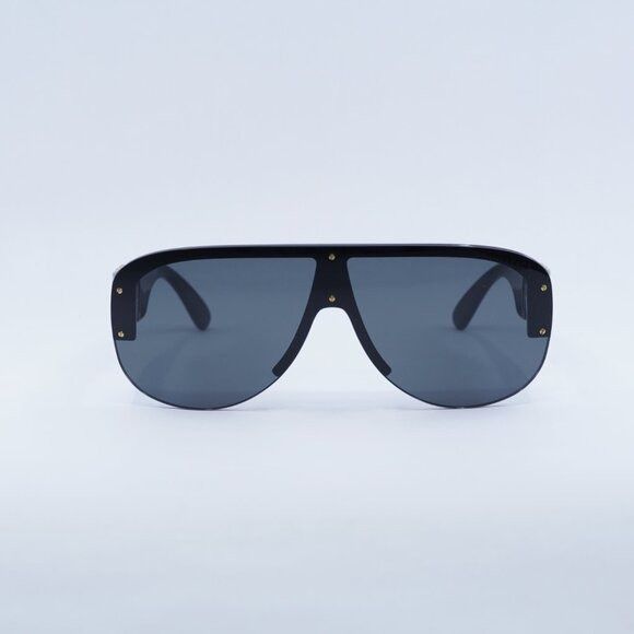 Versace Versace VE4391 GB1/87 Sunglasses Black Aviator Frame Size ONE SIZE - 2 Thumbnail
