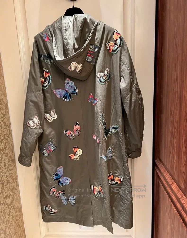 Valentino Valentino Embroidered beaded butterfly coat Size M / US 6-8 / IT 42-44 - 3 Thumbnail