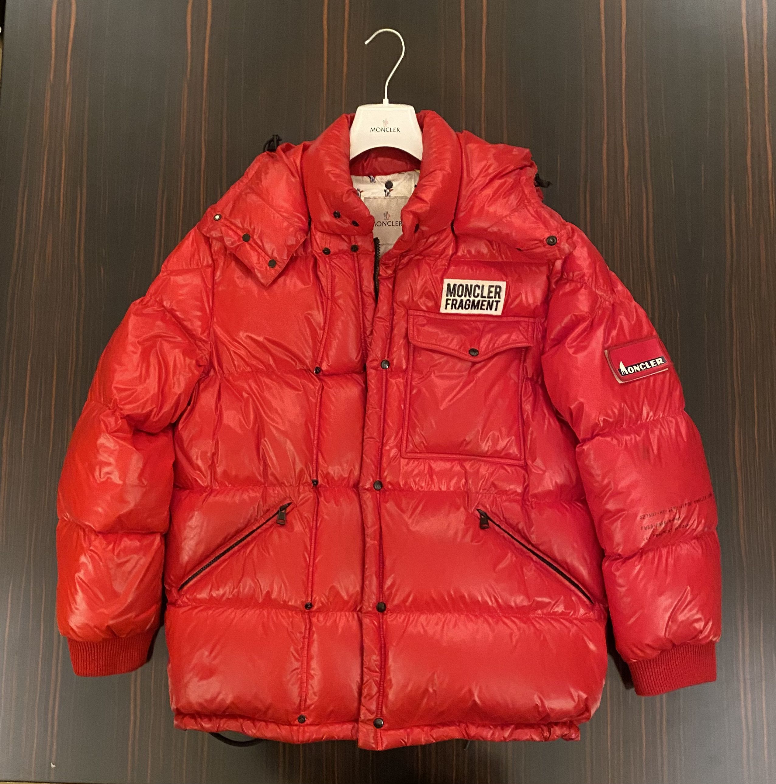 Fragment Design × Moncler × Moncler Genius "MONCLER x FRAGMENT" RED PUFFER JACKET Size US M / EU 48-50 / 2 - 6 Thumbnail