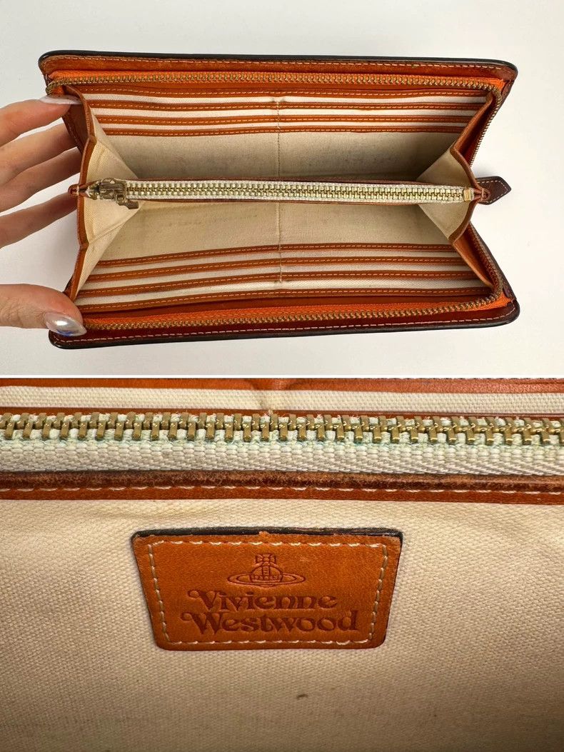 Vivienne Westwood Vivienne Westwood Brown pig leather wallet Size ONE SIZE - 6 Thumbnail
