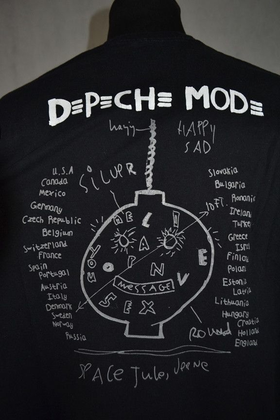 Band Tees Vintage Depeche Mode Touring The Angel 2005/2006 Tee t-shirt Size US XL / EU 56 / 4 - 4 Thumbnail