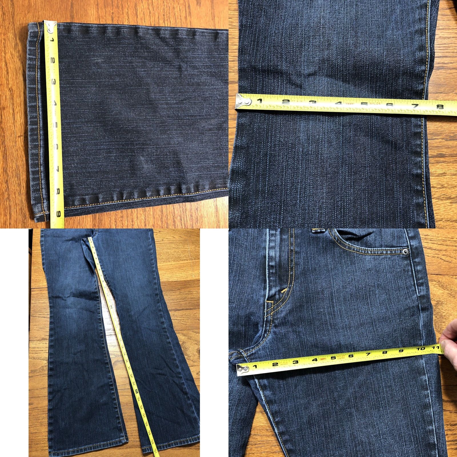 Levi's VINTAGE Levi's 525 Nouveau Downtowner Jeans Bootcut Womens Regular 10 31 Inseam Dark Blue Stretch Denim 5-Pocket 32 Waist Cowboy 80s 90s Mens? Size 32" / US 10 / IT 46 - 8 Thumbnail