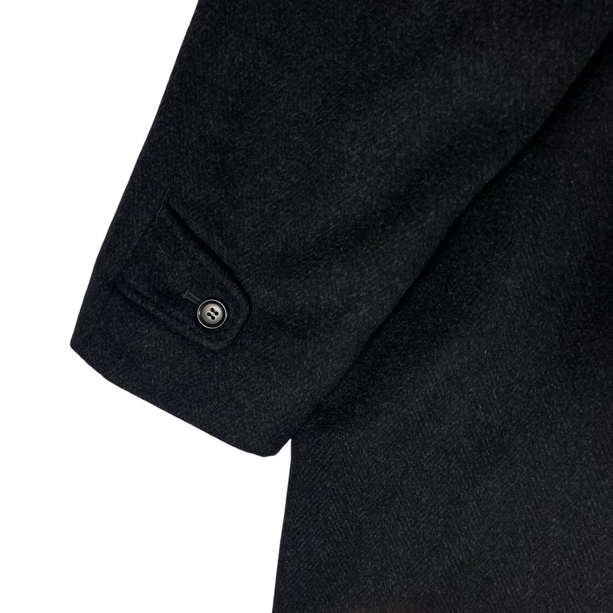 Japanese Brand Vintage L.E. Limited Edition 100% Cashmere Overcoat Black Size US L / EU 52-54 / 3 - 10 Thumbnail