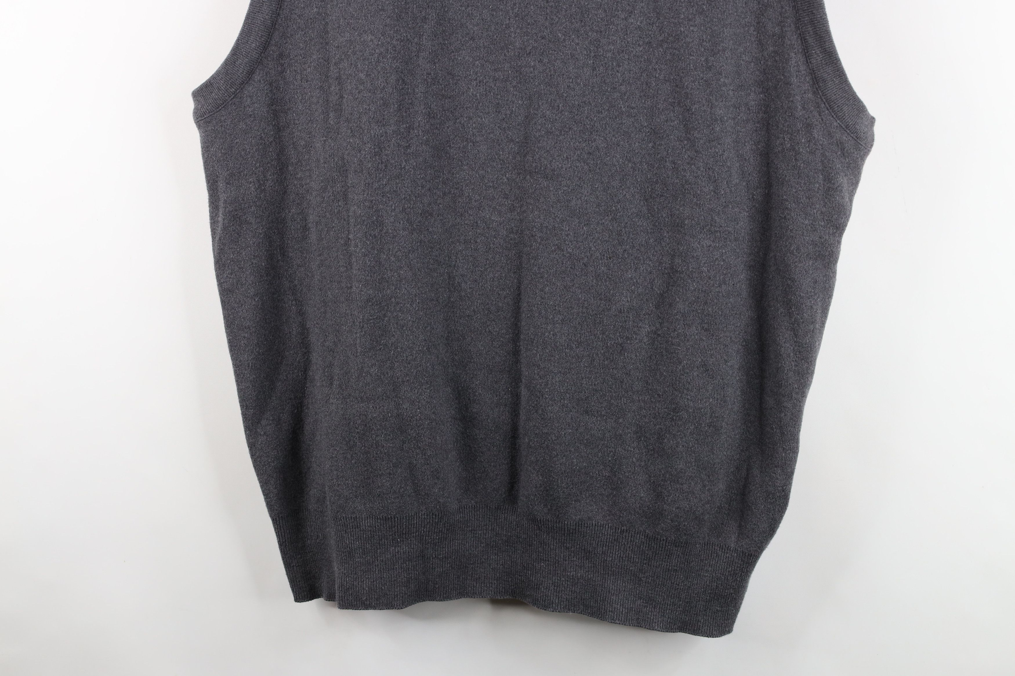 Vintage Vintage 90s Streetwear Knit Golf Sweater Vest Gray USA Size US XL / EU 56 / 4 - 3 Thumbnail