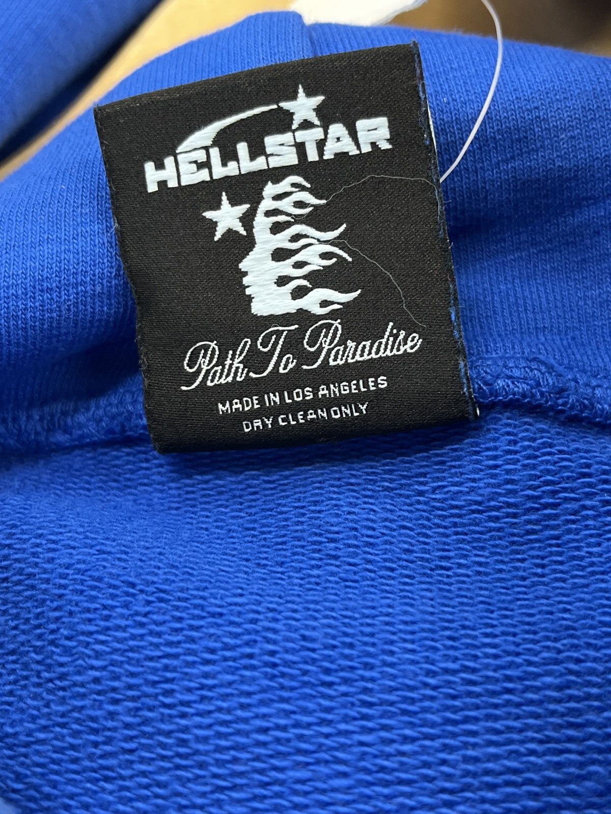 HELLSTAR Hellstar Yoga Hoodie Blue Size US XXL / EU 58 / 5 - 4 Thumbnail
