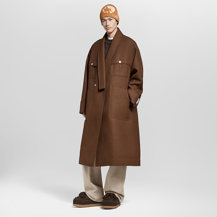 Louis Vuitton Single-Breasted Kimono Workwear Coat Size US L / EU 52-54 / 3 - 4 Thumbnail