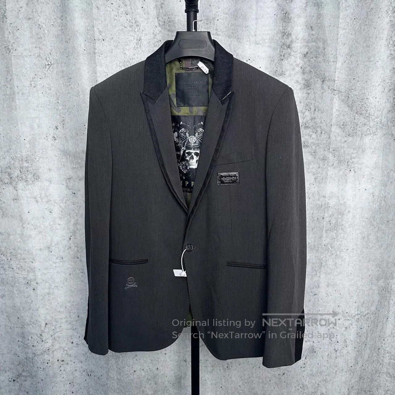 Philipp Plein Philipp Plein Skull Collar Suit XL. Size US XL / EU 56 / 4 - 1 Thumbnail