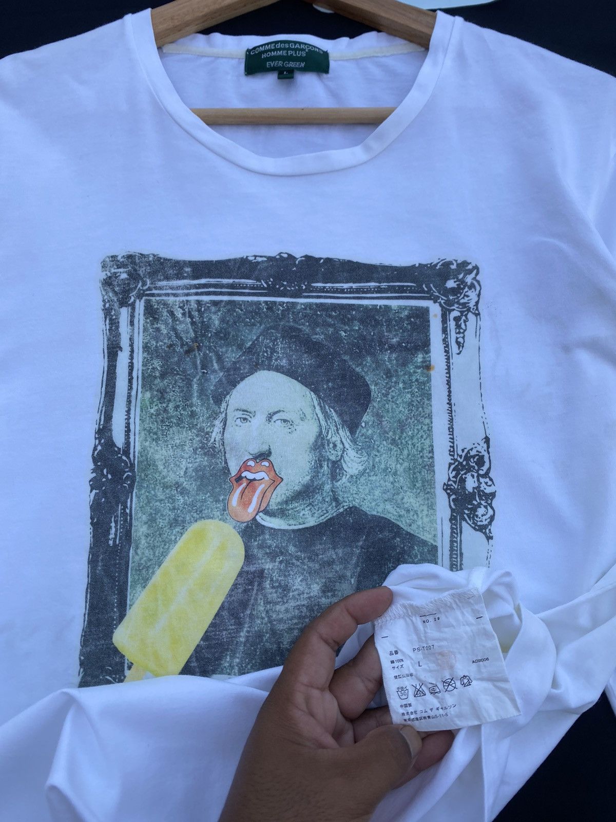 Comme des Garcons Rare Comme Des Garcons Homme Longsleeve Tshirt Size US L / EU 52-54 / 3 - 16 Thumbnail