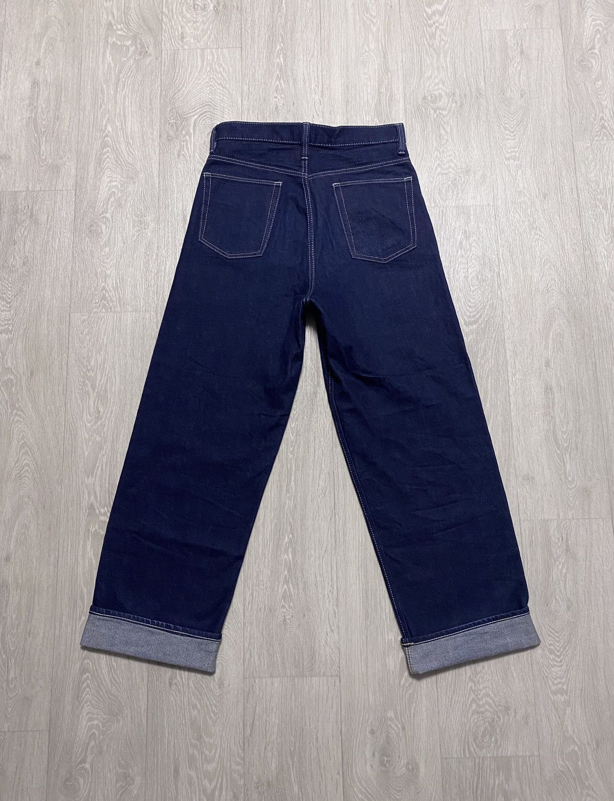Eytys Unisex Eytys H&M Red Selvedge Navy Cotton Heavy Denim Jeans Size US 28 / EU 44 - 3 Thumbnail