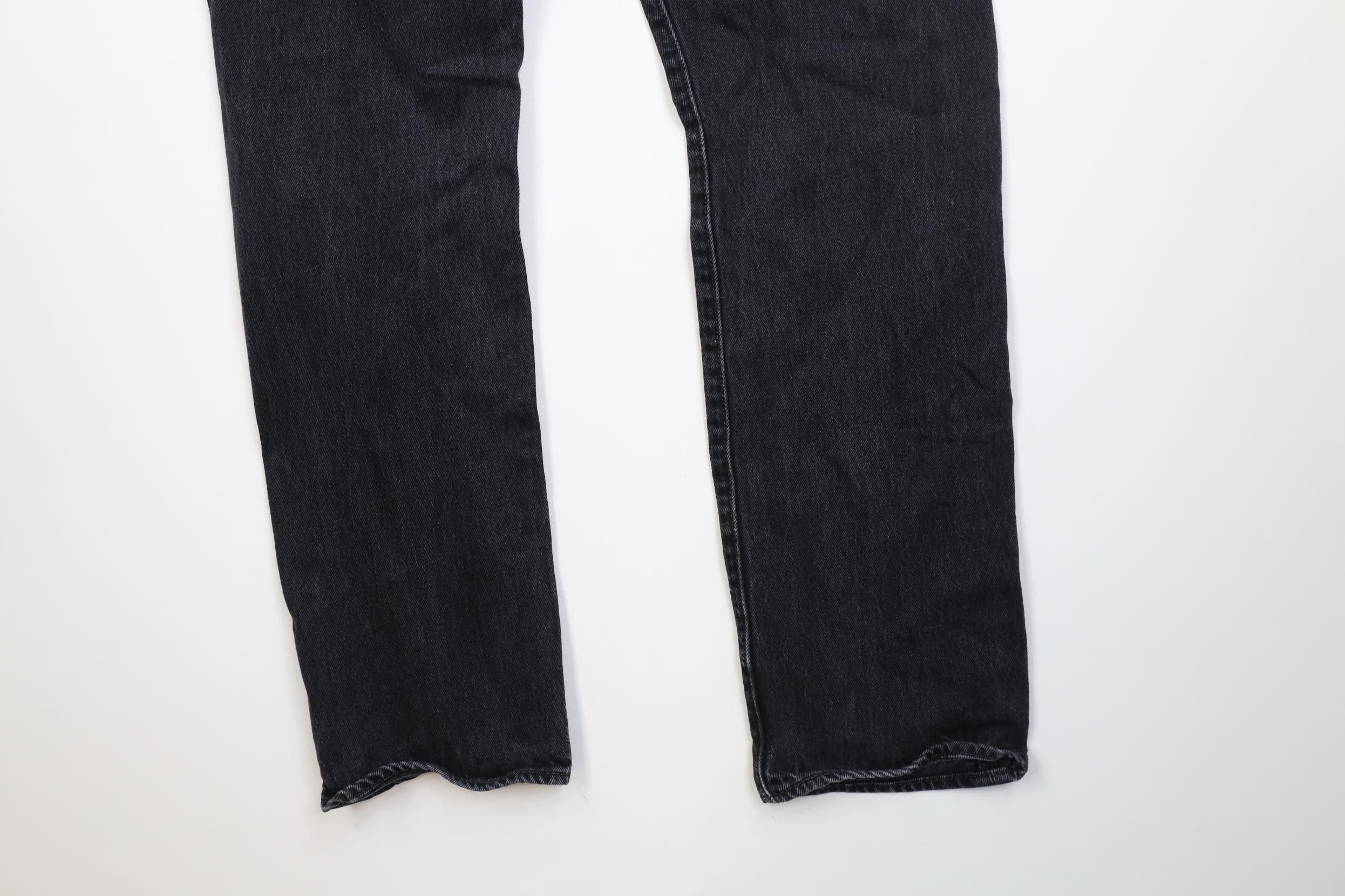 Levi's Vintage Y2K Levis 501xx Button Fly Original Fit Jeans Black Size US 33 - 12 Thumbnail
