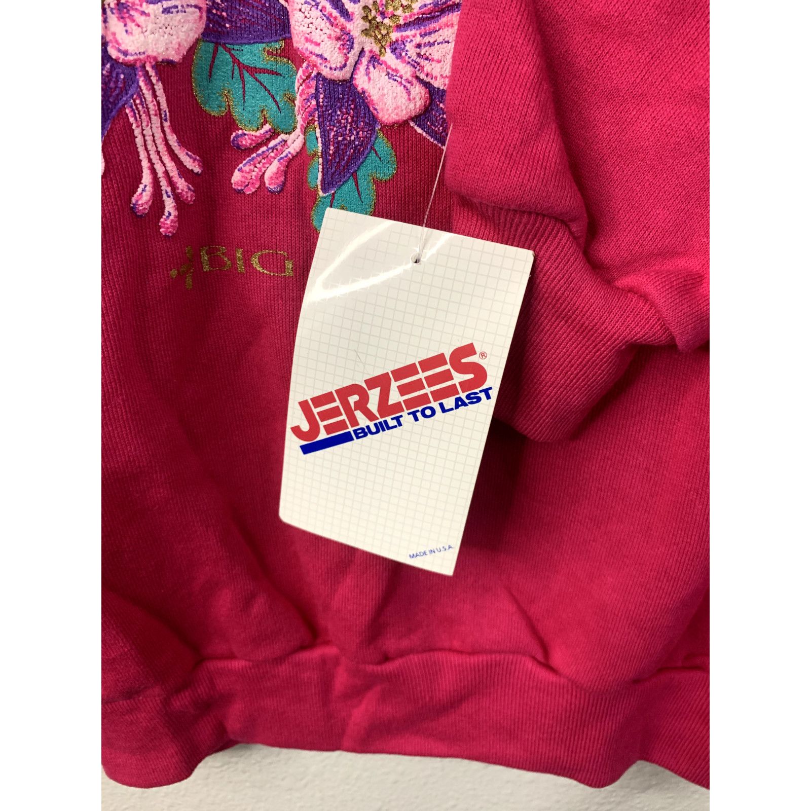 Jerzees Vintage Montana Sweatshirt Medium Pink Big Sky NWT 90s VTG M Size US M / EU 48-50 / 2 - 7 Thumbnail