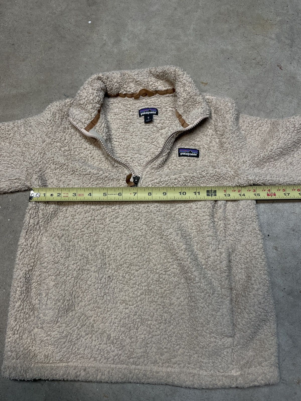 Patagonia Tan and Cream Patagonia Fleece Jacket Size M / US 6-8 / IT 42-44 - 4 Thumbnail