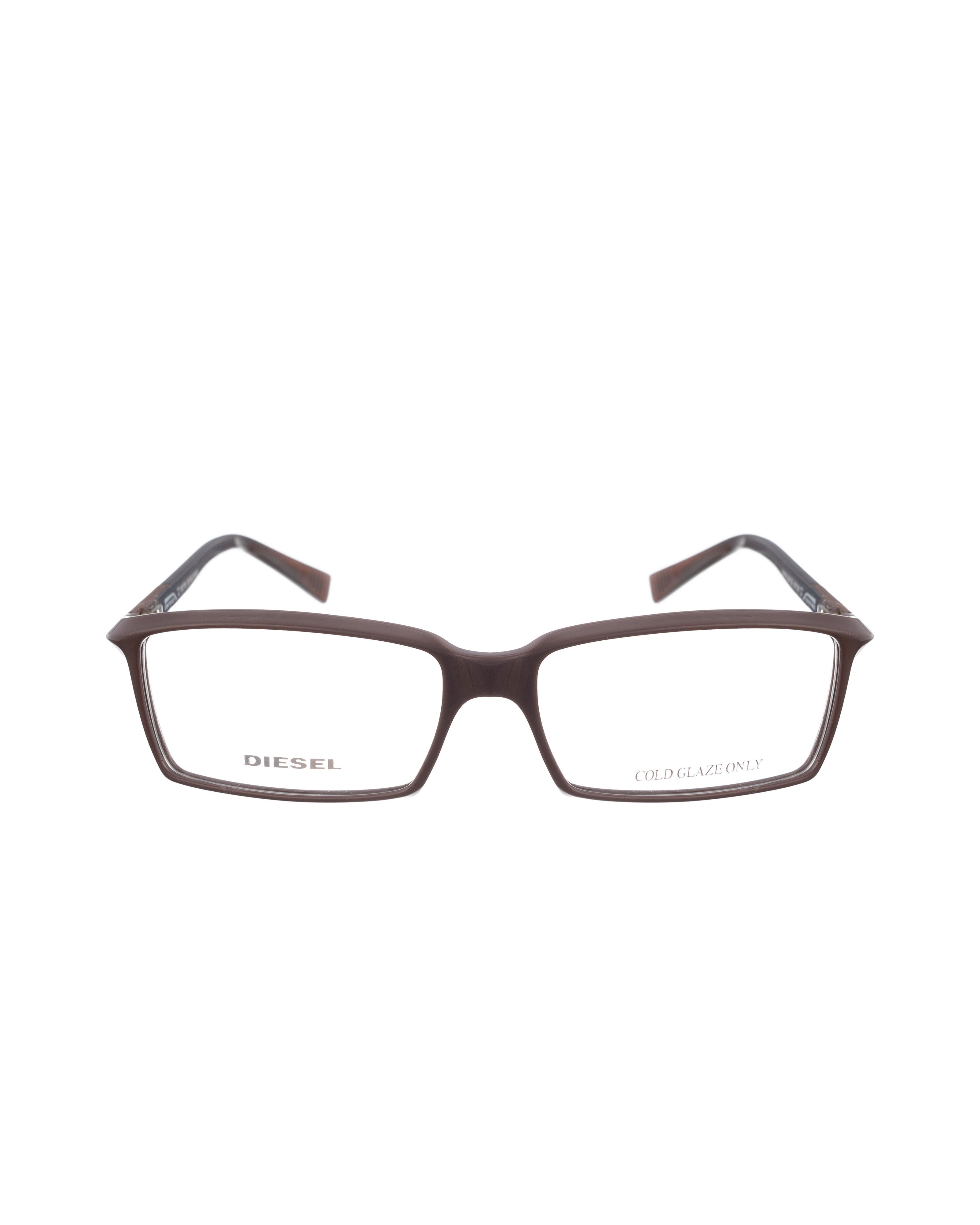 Diesel Diesel 90s Plastic Rectangular Chocolate Brown Glasses Size ONE SIZE - 2 Thumbnail