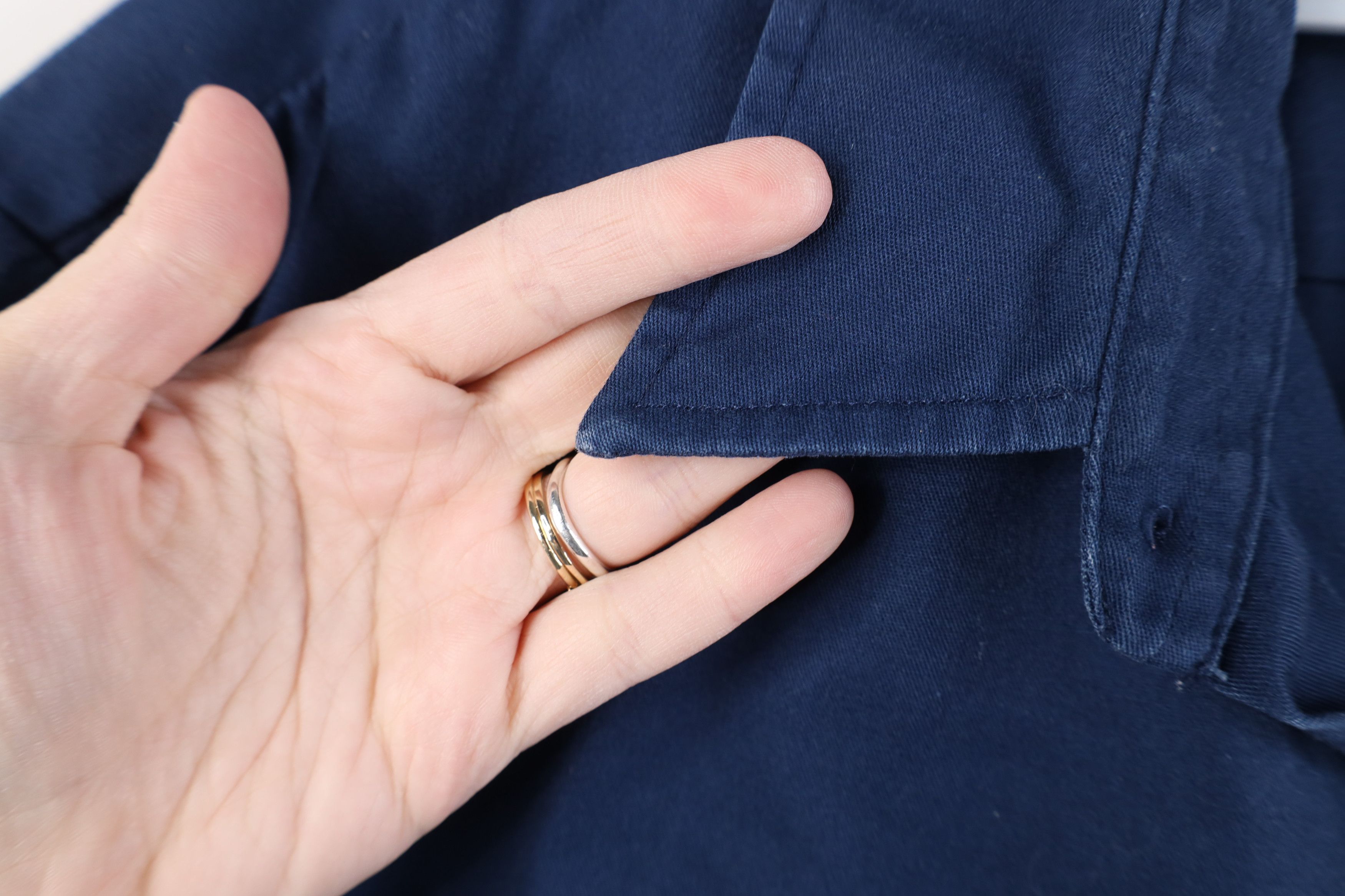 Vintage Vintage 90s Streetwear Workwear Mechanic Button Shirt Blue Size US XXL / EU 58 / 5 - 7 Thumbnail
