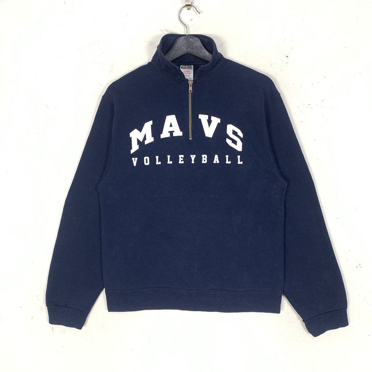 Vintage Vintage Jerzees MAVS Volleyball Streetwear Halfzip Fleece Size US M / EU 48-50 / 2 - 2 Thumbnail