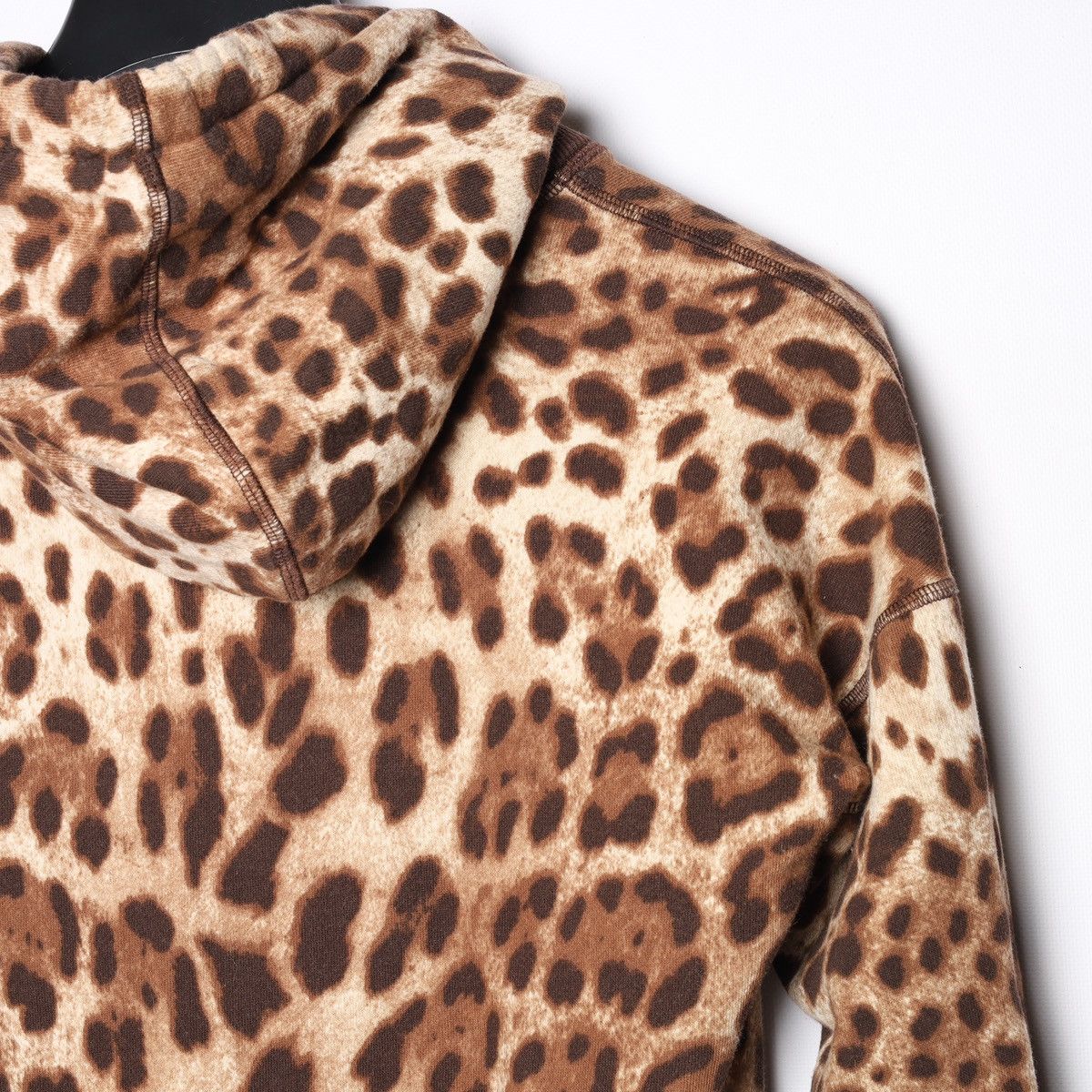 Dolce & Gabbana Dolce Gabbana Vintage Leopard Camo Printed Hoodie Size XS / US 0-2 / IT 36-38 - 17 Thumbnail