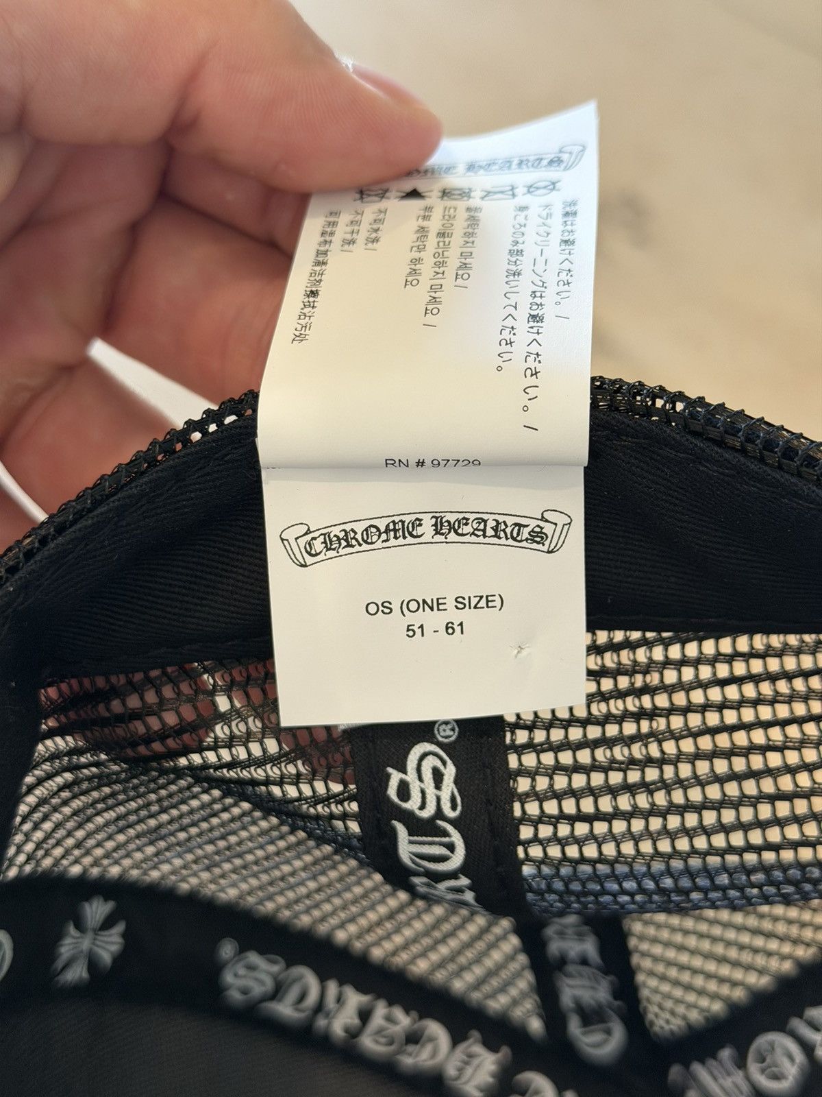 Chrome Hearts CHROME HEARTS MALIBU Exclusive Logo Trucker Hat DS Size ONE SIZE - 5 Thumbnail