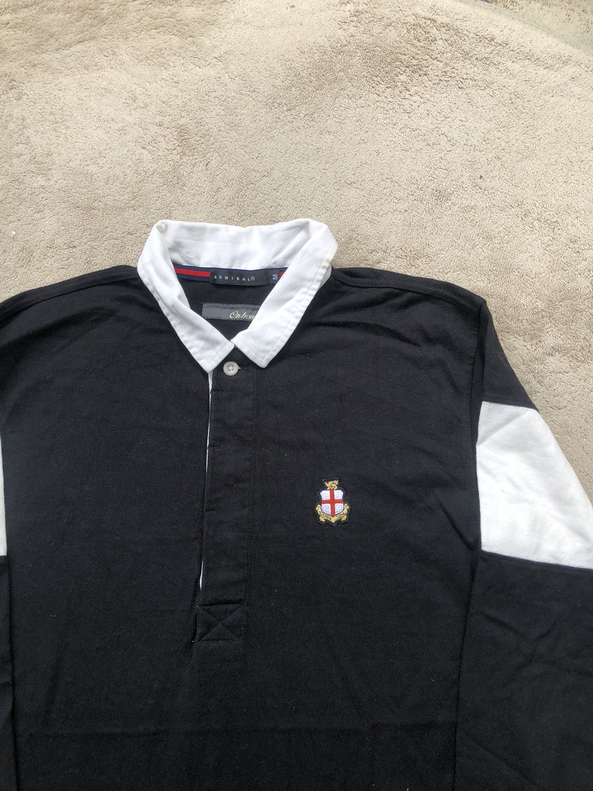 Other Vintage Admiral Long Sleeve Polo Tee Size US M / EU 48-50 / 2 - 2 Thumbnail