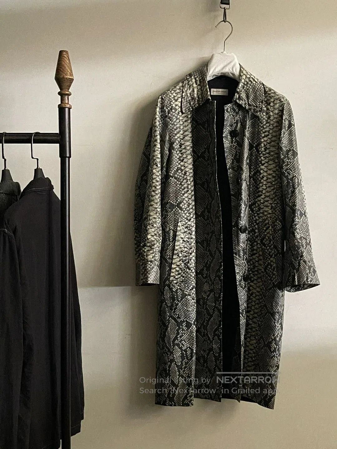 Dries Van Noten drapes snake skin coat by dries van noten. Size S / US 4 / IT 40 - 3 Thumbnail