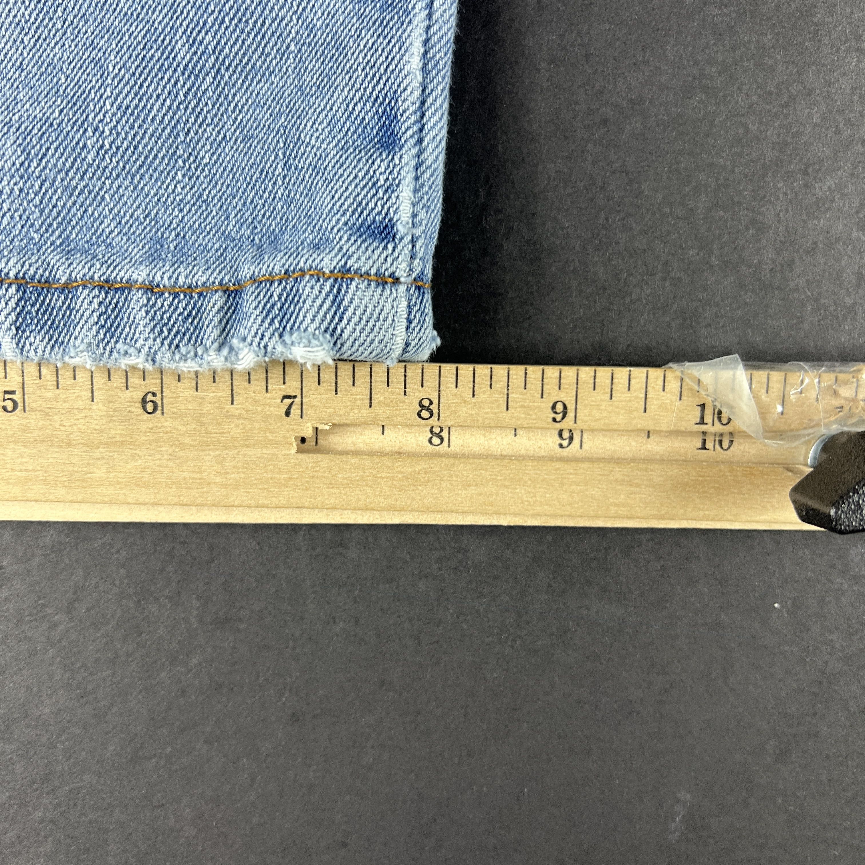 Levi's Y2K Levi's Jean 505 Straight Blue Distressed Denim Size US 33 - 16 Thumbnail