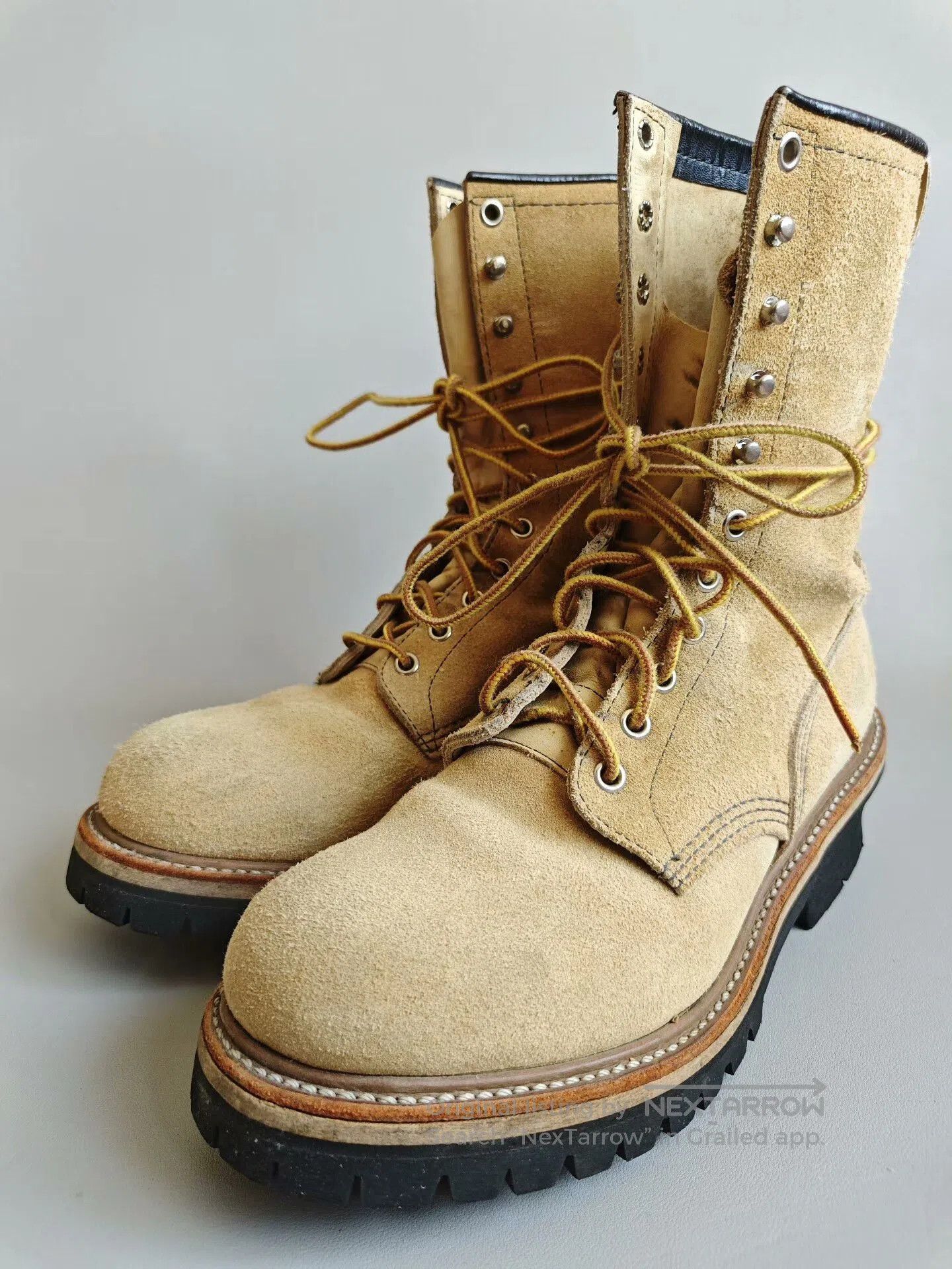 Red Wing Red Wing 8218 Suede Work Boot. Size US 8.5 / EU 41-42 - 3 Thumbnail