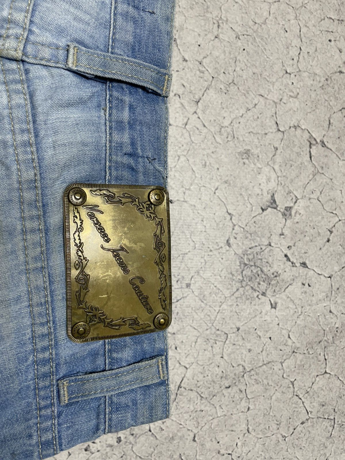 Versace Jeans Couture Women Vintage Luxury Jeans Versace Jeans Couture Rare Size 27" / US 4 / IT 40 - 14 Thumbnail