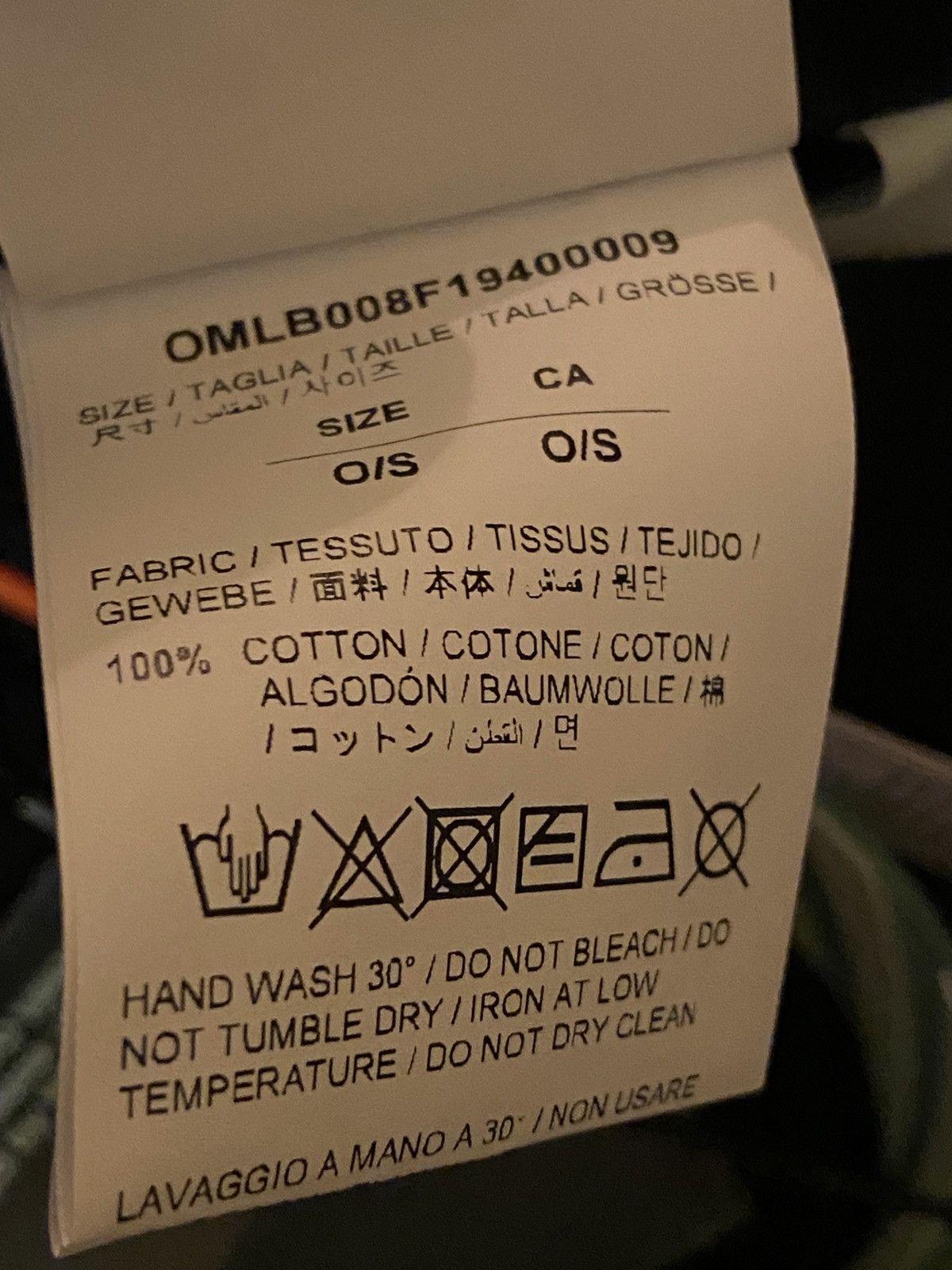 Off-White Off-White c/o Virgil Abloh Caravaggio 5-Panel Hat (FW19) Size ONE SIZE - 5 Thumbnail