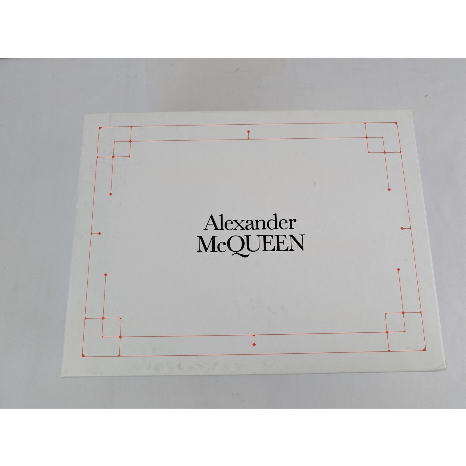 Alexander McQueen o1rshd1 Sandal Rubber Slider Logo Slippers in Black 41 Size US 8 / EU 41 - 19 Thumbnail