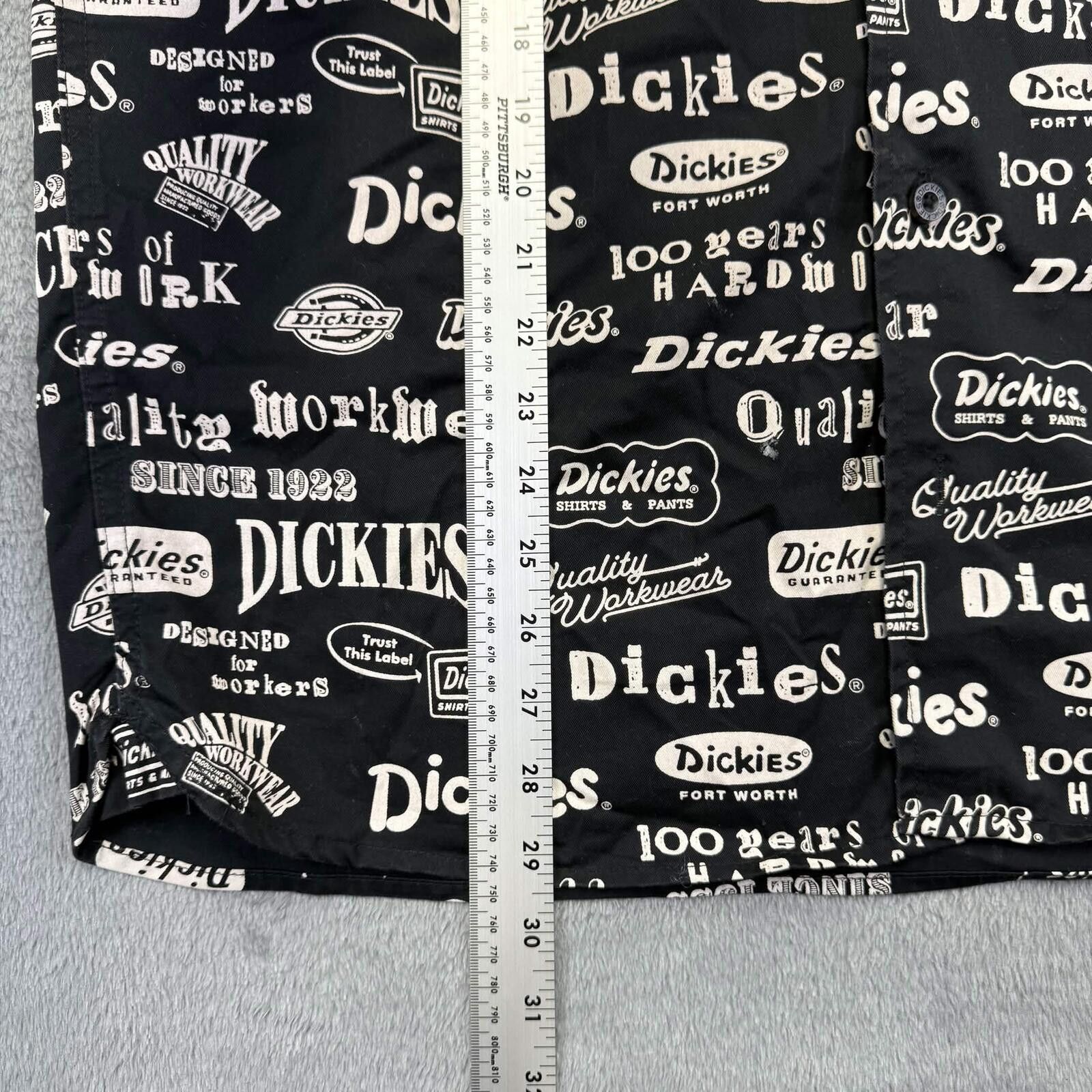 Dickies c100th Anniversary Short Sleeve Bottom-Up Shirt Size ONE SIZE - 5 Thumbnail