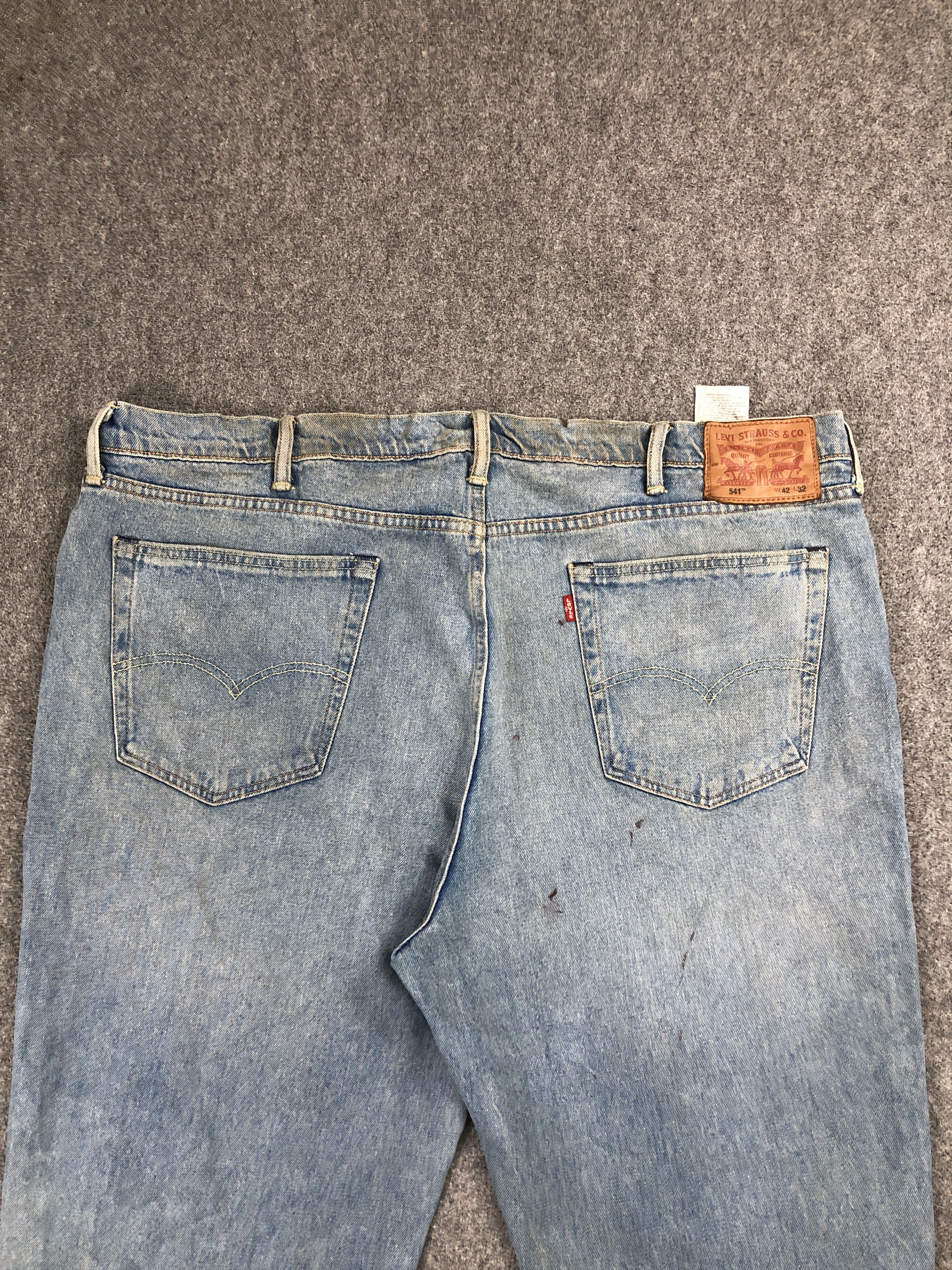 Levi's Dirty Faded Blue Vintage Levi's 541 Jeans DP2254 Size US 43 - 4 Thumbnail