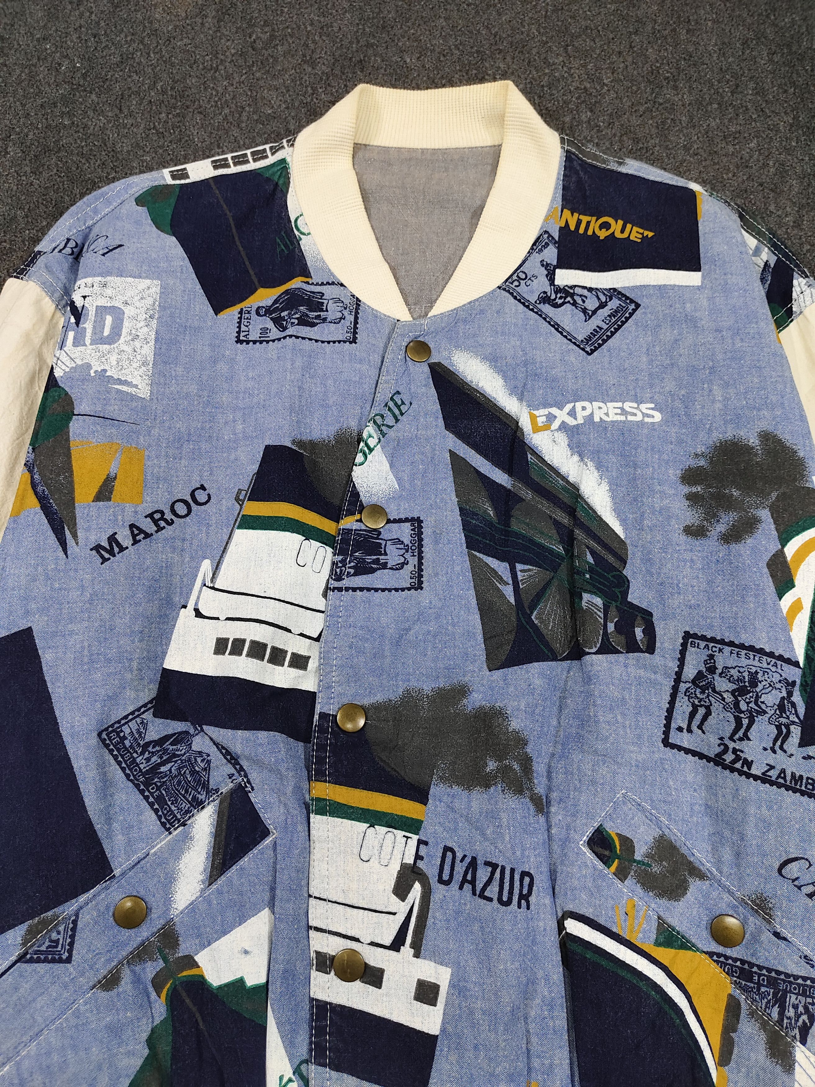 Kansai Yamamoto 🇯🇵Vtg Kansai Man 🇯🇵 La Grade Afrique Reversibel Jacket Size US M / EU 48-50 / 2 - 2 Thumbnail