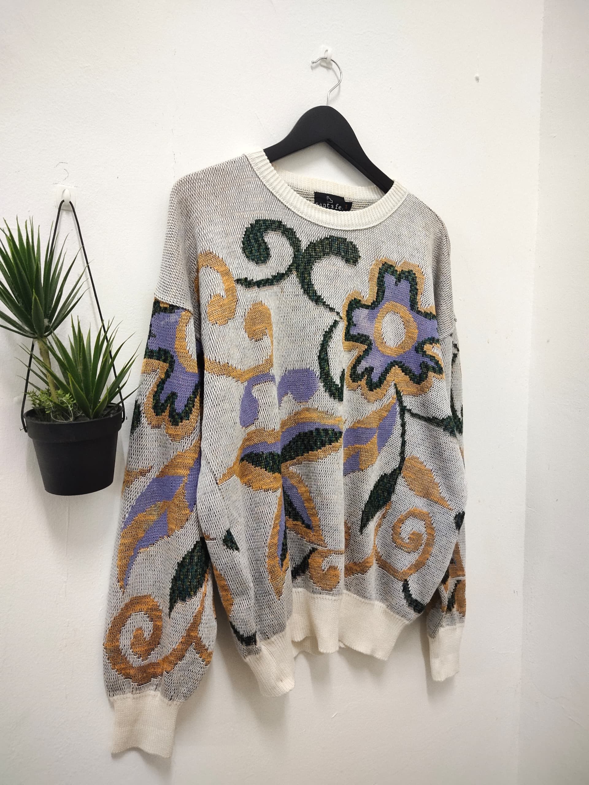 Coogi vintage Floral Motive knitwear like COOGI streetwear Size US L / EU 52-54 / 3 - 5 Thumbnail