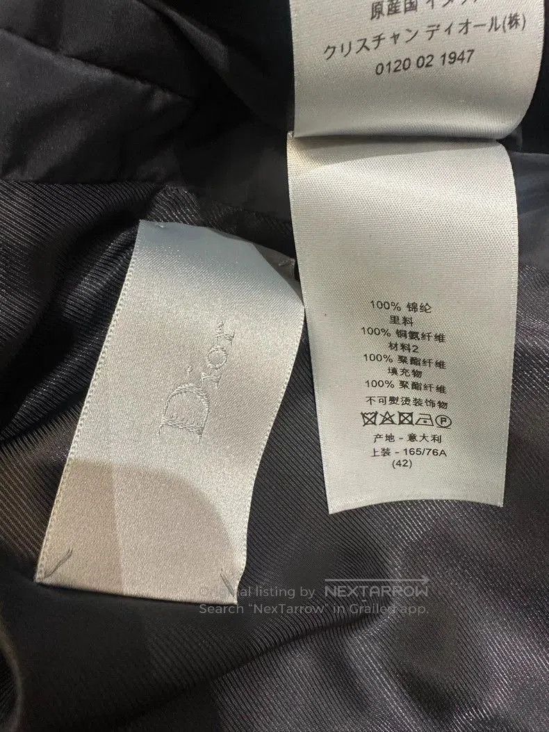Dior Dior FW23 Bee Black Jacket 42. Size US S / EU 44-46 / 1 - 8 Thumbnail