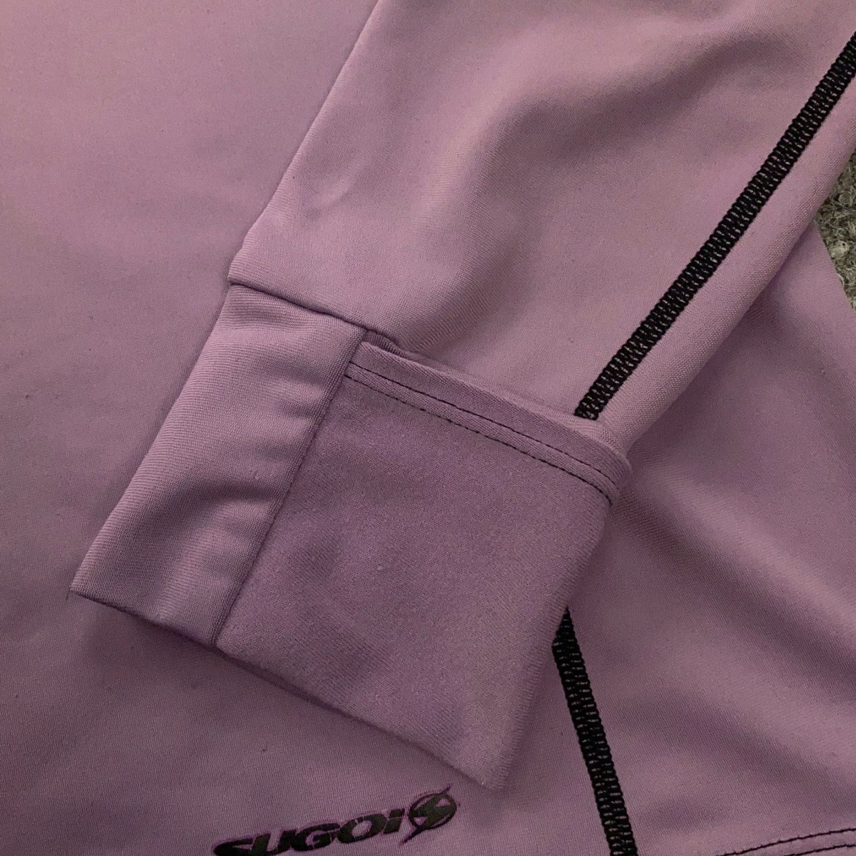 Vintage Sugoi Active Shirt Womens Medium Purple Hooded Stretch Size M / US 6-8 / IT 42-44 - 2 Thumbnail