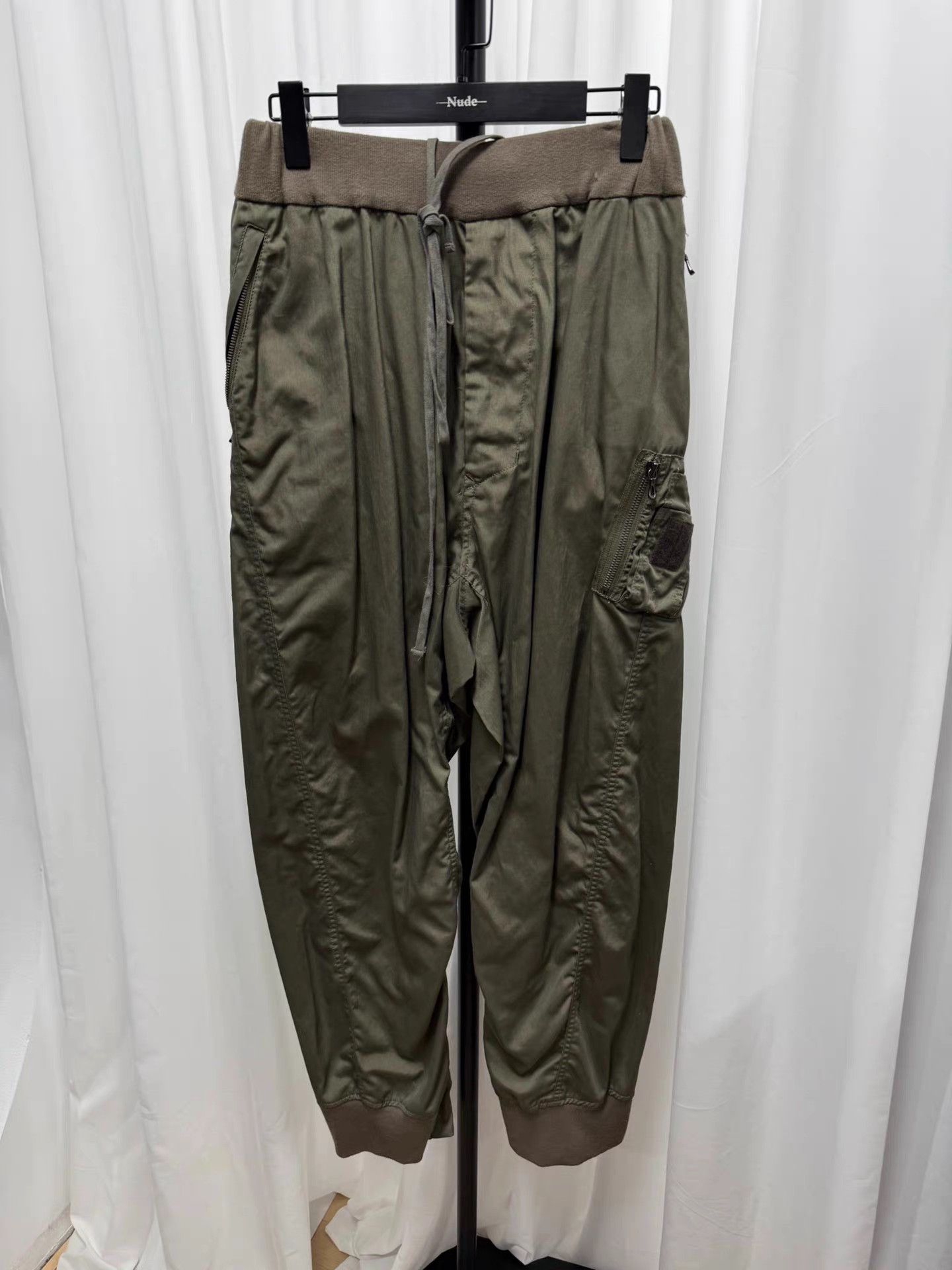 Julius Julius Metallic Nylon MA-1 Pants K20 Size US 29 - 1 Thumbnail