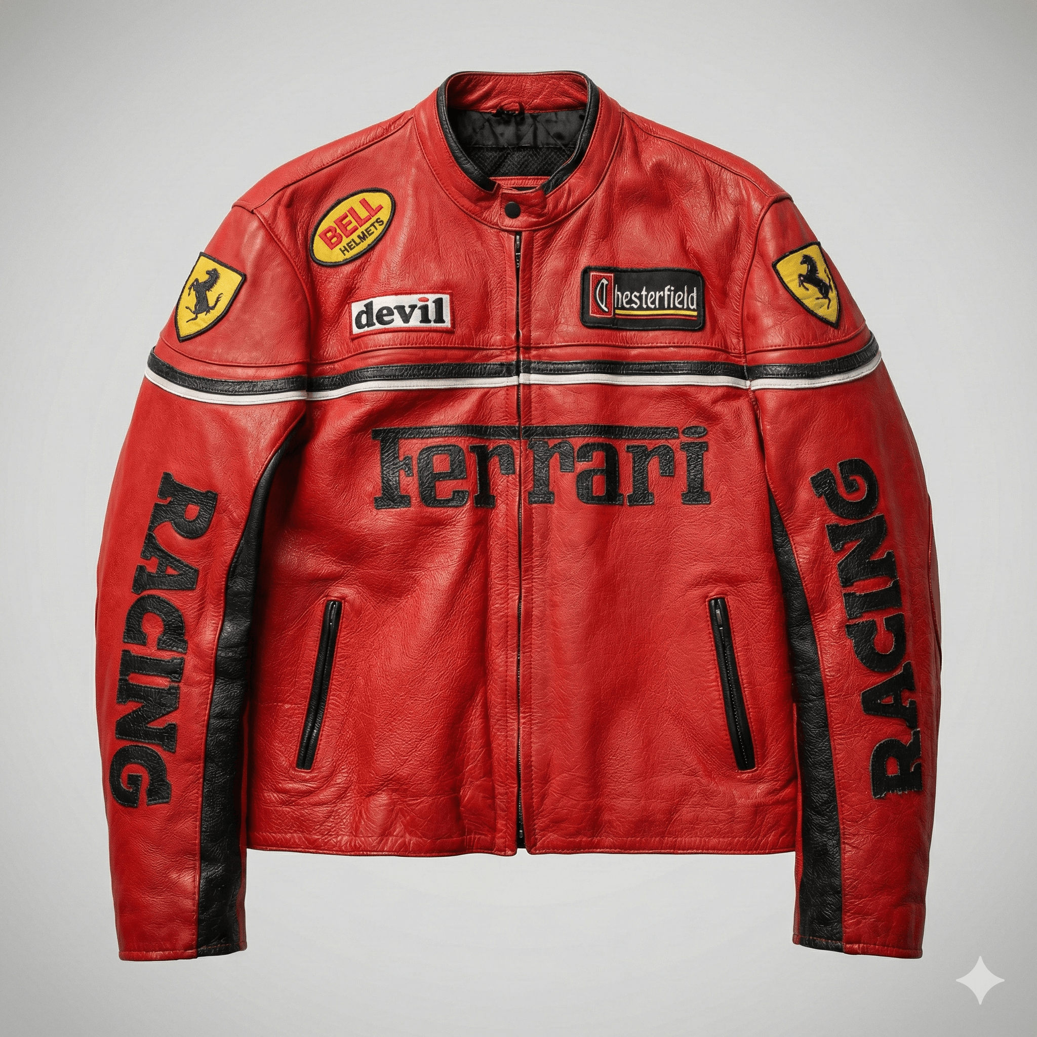 Ferrari Vintage Michael Schumacher Ferrari F1 Leather Racing
