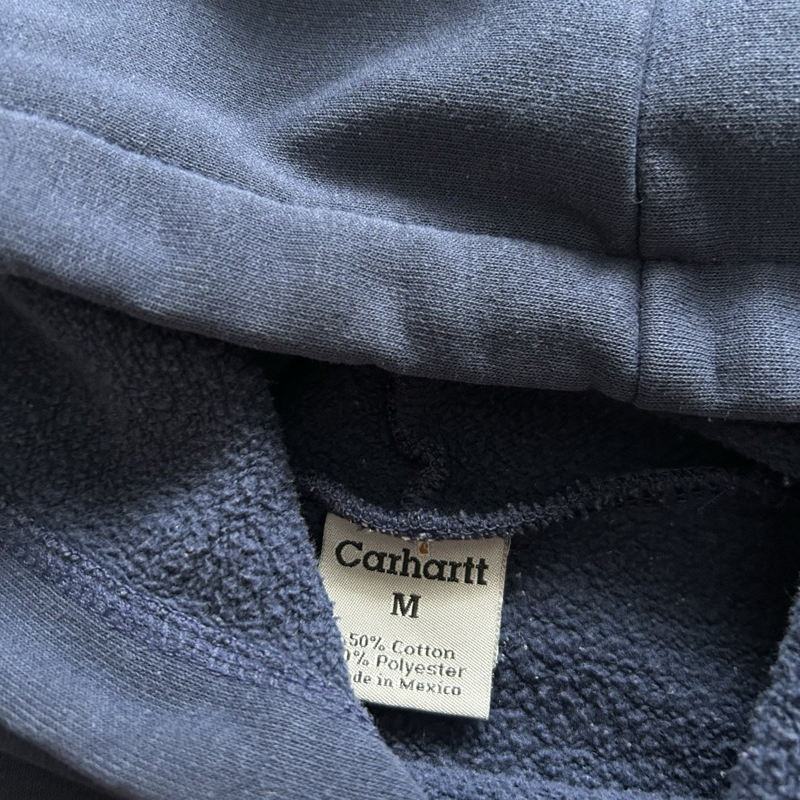 Carhartt Vintage Carhartt Hoodie Sweatshirt Medium Faded Navy Blue Size US M / EU 48-50 / 2 - 6 Thumbnail
