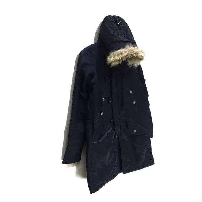 Japanese Brand Vintage FLORENT RELAX Coyote Fur Parka Hoodie Jacket Size M / US 6-8 / IT 42-44 - 4 Thumbnail