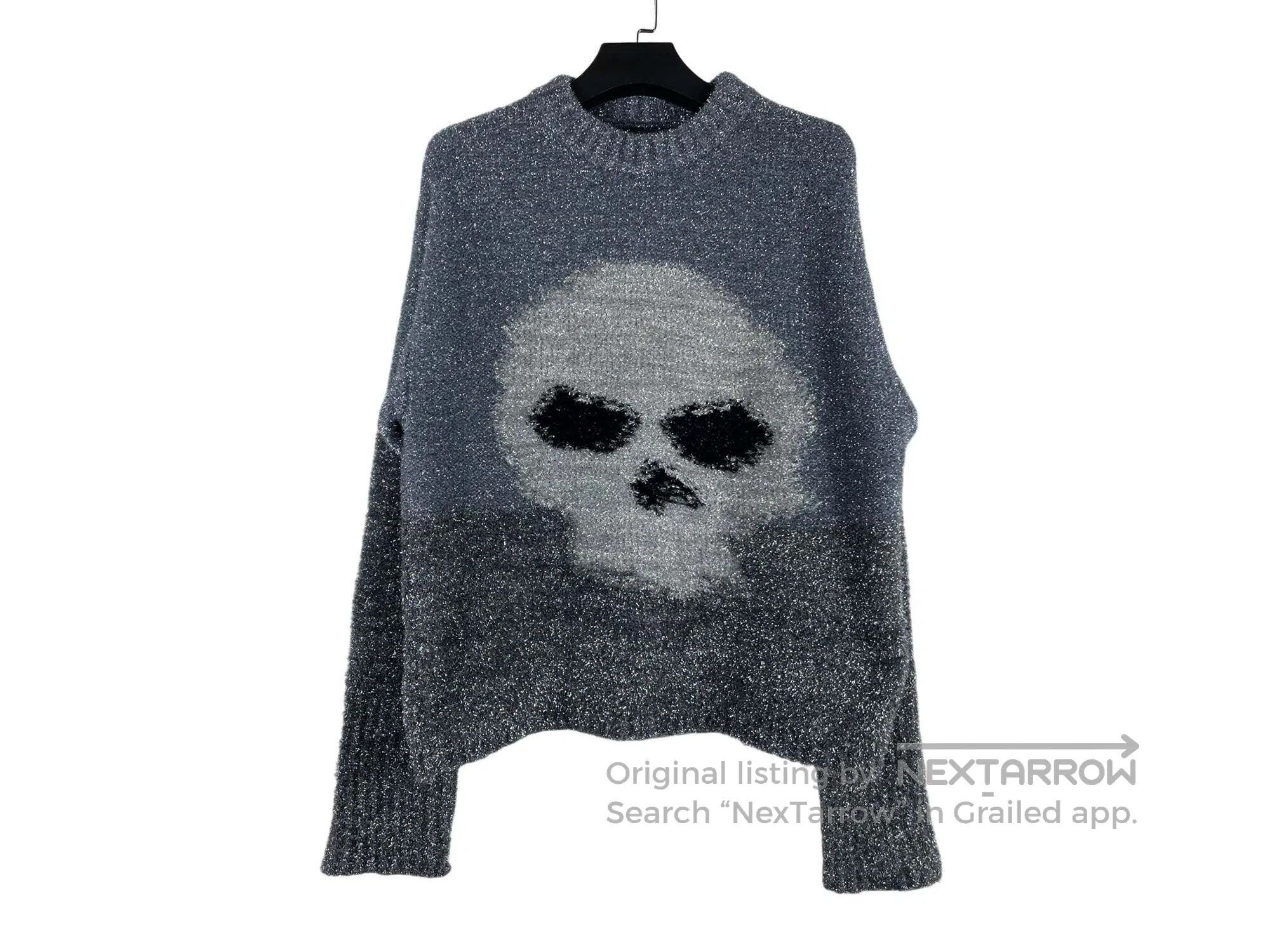 ERL ERL Glitter Skull Sweater Size US L / EU 52-54 / 3 - 1 Thumbnail