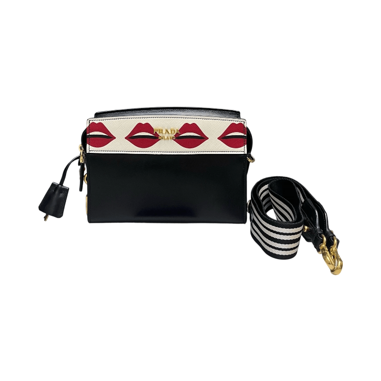 Prada Prada Lips Print Crossbody Bag Size ONE SIZE - 1 Thumbnail