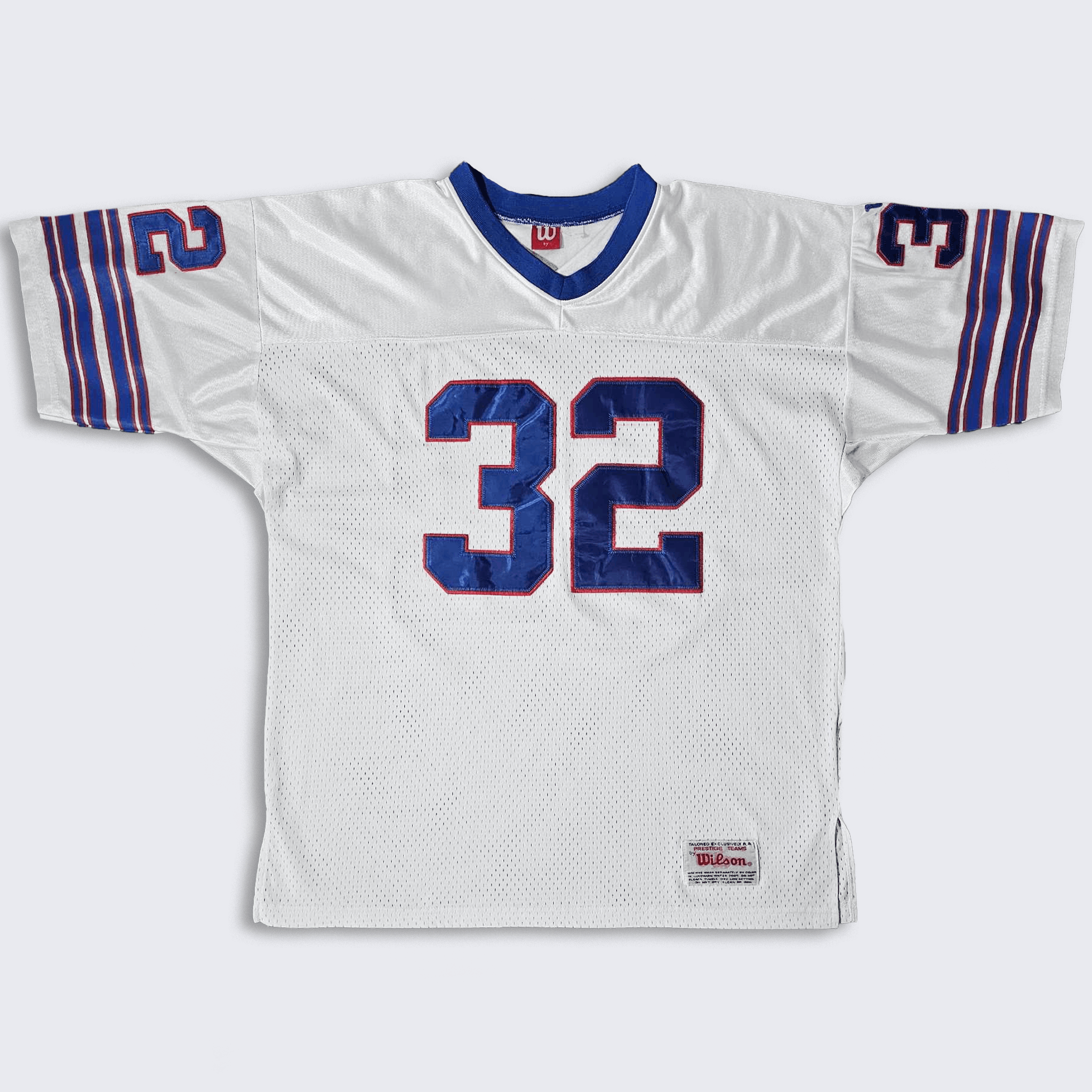 image of Nfl x Vintage Buffalo Bills Vintage 80's Oj Simpson Wilson Football Jersey in White, Men's (Size 2X