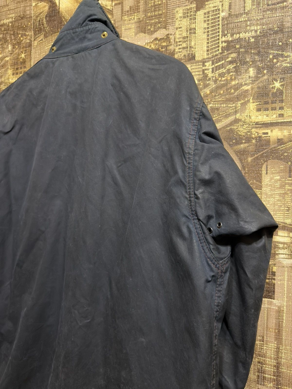 Barbour Barbour Border Vintage Waxed Jacket coat Made in England Size US XXL / EU 58 / 5 - 13 Thumbnail