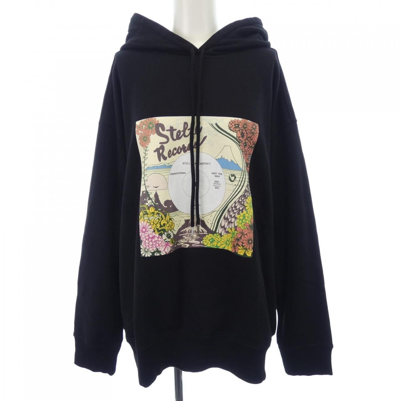 Stella McCartney Stella Mccartney Stella McCartney Record Hoodie Cotton Sweatshirts & Hoodies DUTY FREE for USA Size ONE SIZE - 1 Thumbnail