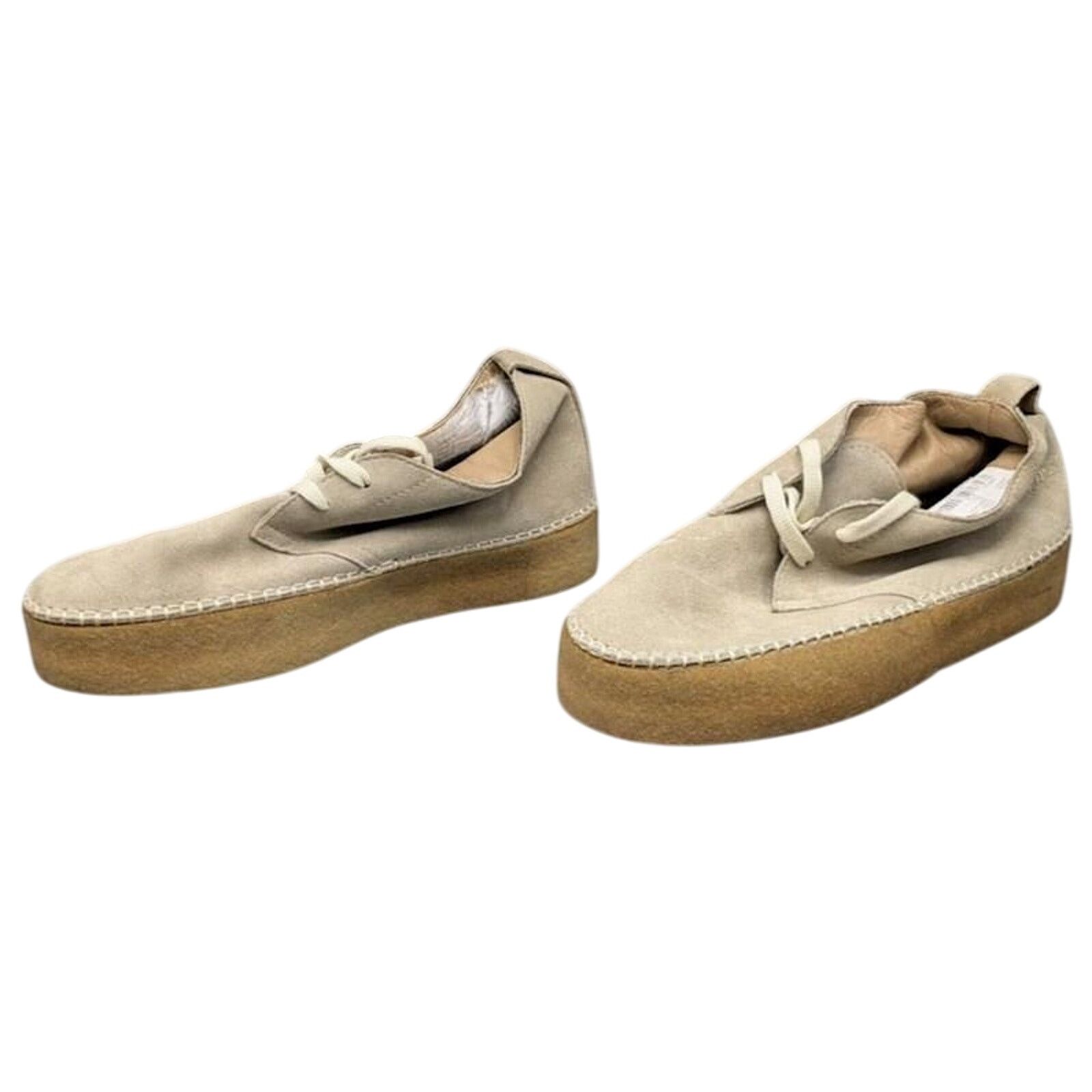 Burberry BURBERRY LF Stirton Suede Chukka Shoes Tan Italy UK 4 $790 6 Size US 6 / IT 36 - 2 Thumbnail