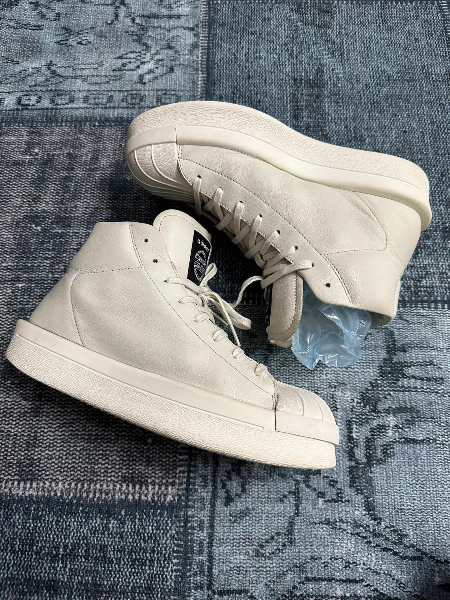 Rick Owens Rick Owens x Adidas Shell Toe 42 OG Low Wear Bargain Size US 9 / EU 42 - 2 Thumbnail